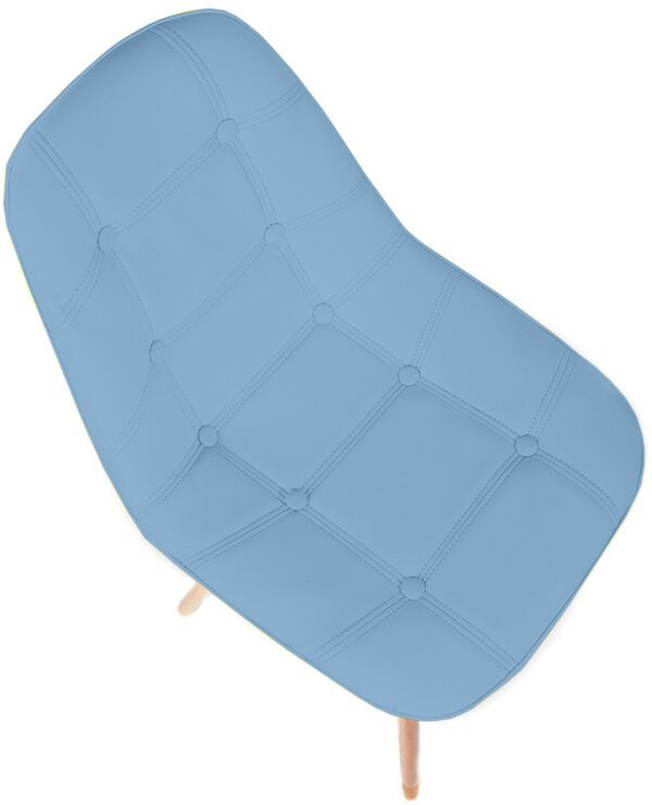 Osmond Armchair, Ink Blue Velvet – Image 4